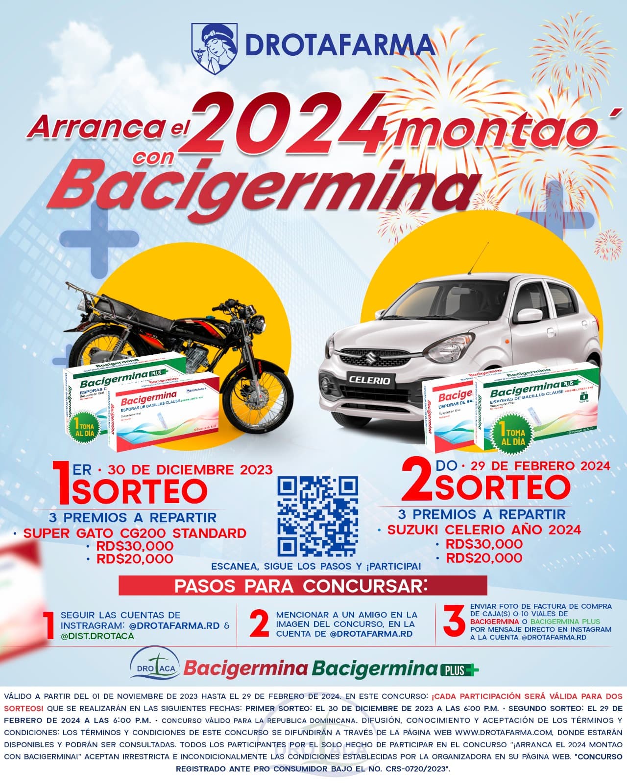 Concurso: ¡ARRANCA EL 2024 MONTAO CON BACIGERMINA!